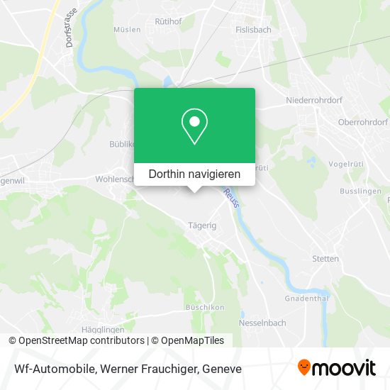 Wf-Automobile, Werner Frauchiger Karte