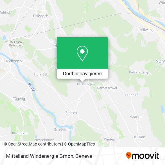 Mittelland Windenergie Gmbh Karte