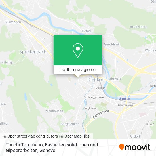 Trinchi Tommaso, Fassadenisolationen und Gipserarbeiten Karte