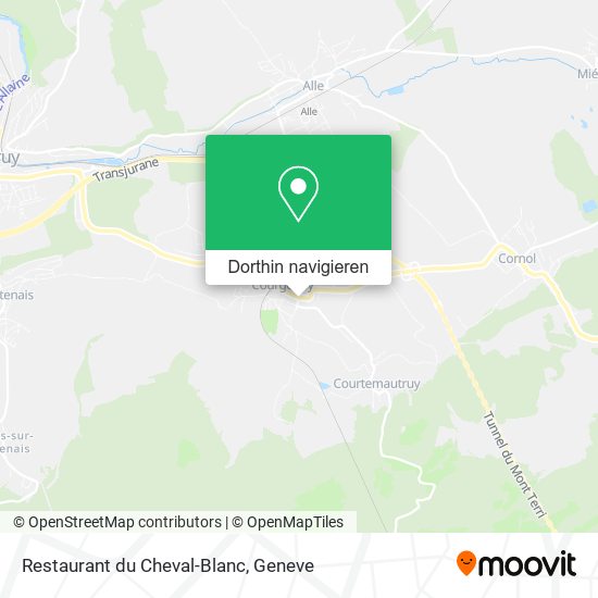 Restaurant du Cheval-Blanc Karte