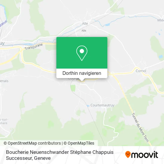 Boucherie Neuenschwander Stéphane Chappuis Successeur Karte