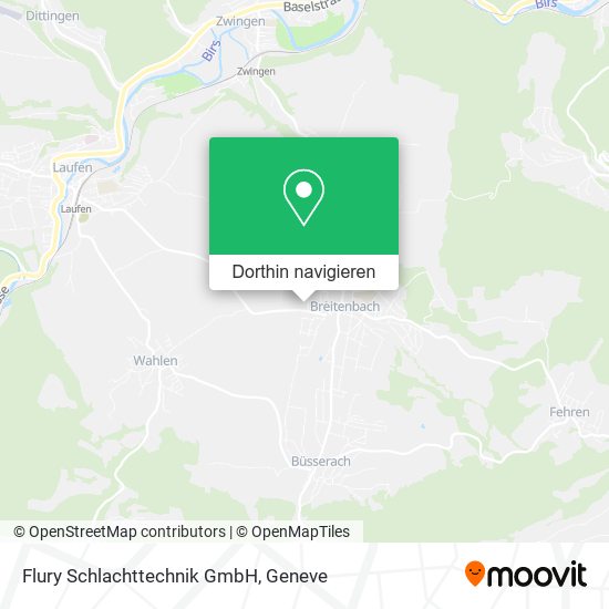 Flury Schlachttechnik GmbH Karte
