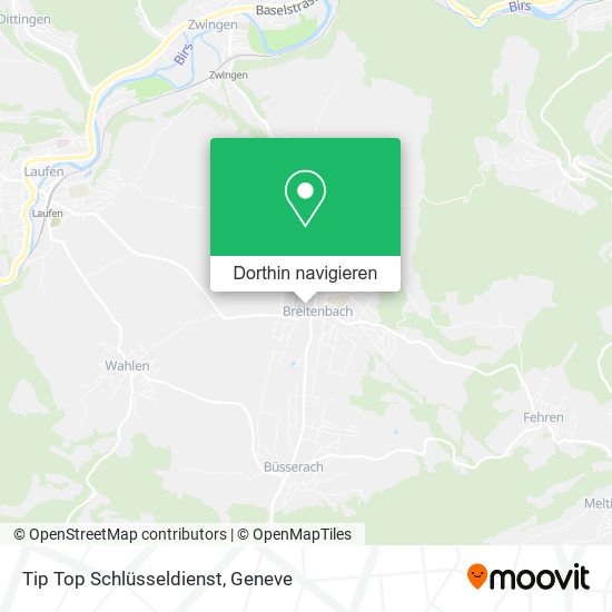 Tip Top Schlüsseldienst Karte