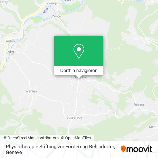 Physiotherapie Stiftung zur Förderung Behinderter Karte