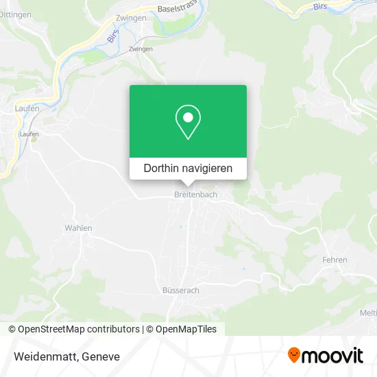 Weidenmatt Karte