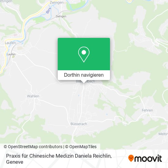 Praxis für Chinesiche Medizin Daniela Reichlin Karte