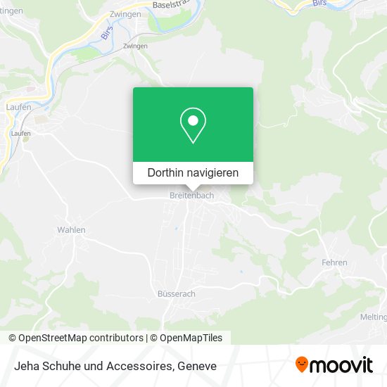 Jeha Schuhe und Accessoires Karte