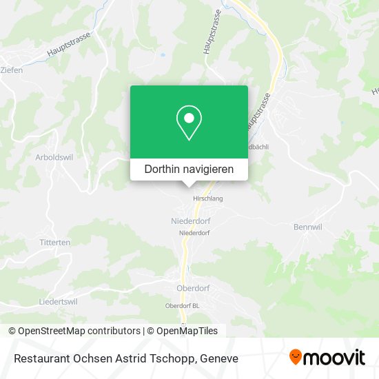 Restaurant Ochsen Astrid Tschopp Karte