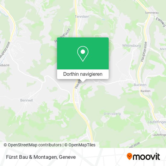 Fürst Bau & Montagen Karte