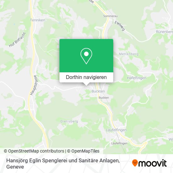 Hansjörg Eglin Spenglerei und Sanitäre Anlagen Karte
