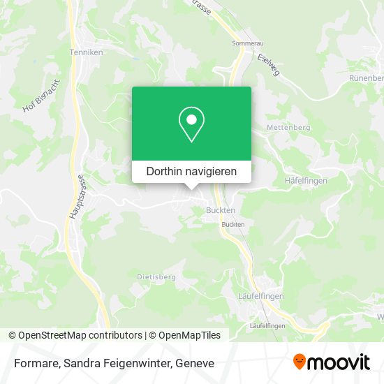 Formare, Sandra Feigenwinter Karte