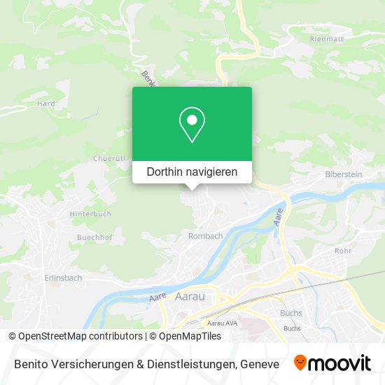 Benito Versicherungen & Dienstleistungen Karte