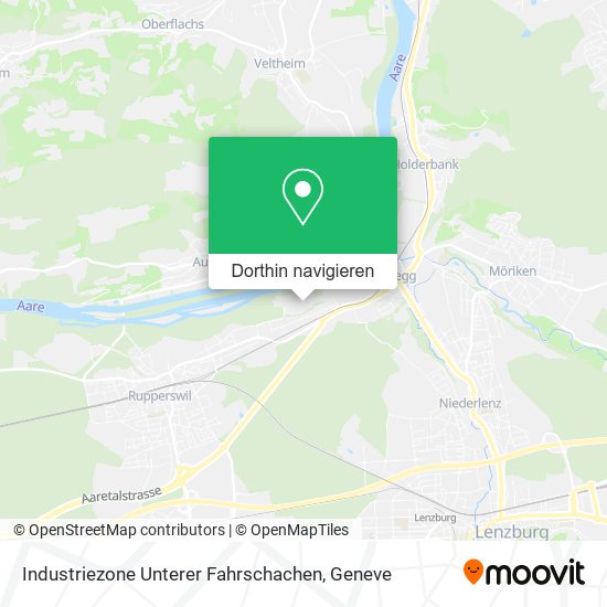 Industriezone Unterer Fahrschachen Karte