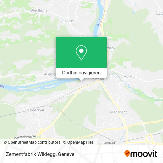 Zementfabrik Wildegg Karte
