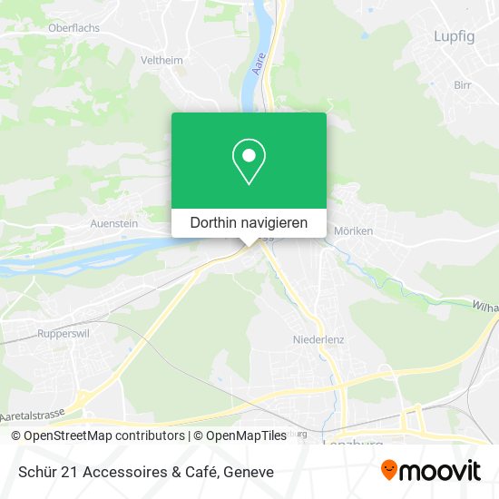 Schür 21 Accessoires & Café Karte