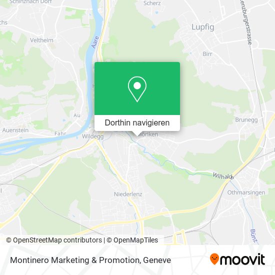 Montinero Marketing & Promotion Karte
