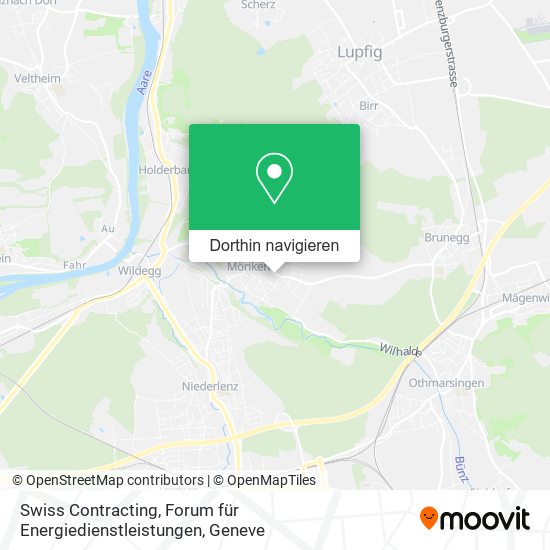 Swiss Contracting, Forum für Energiedienstleistungen Karte