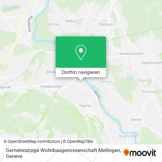 Gemeinnützige Wohnbaugenossenschaft Mellingen Karte