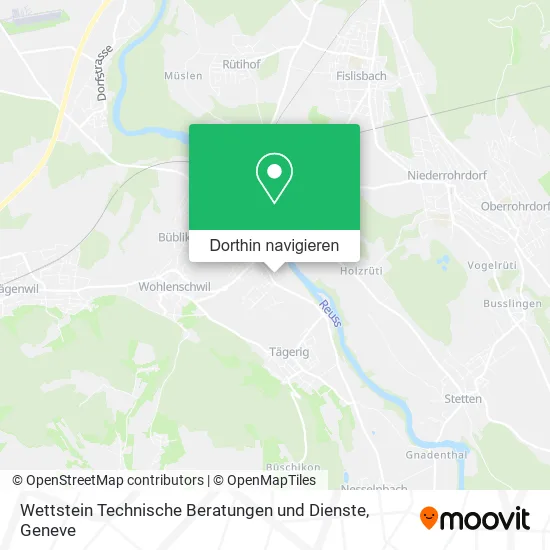 Wettstein Technische Beratungen und Dienste Karte