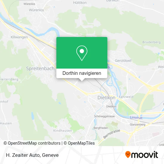H. Zeaiter Auto Karte