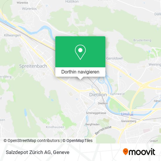 Salzdepot Zürich AG Karte