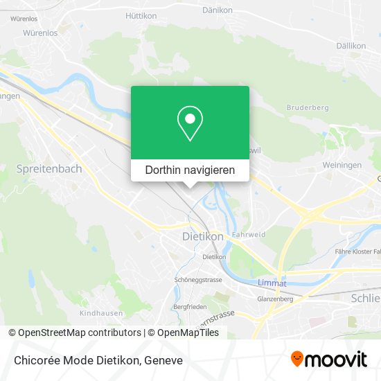 Chicorée Mode Dietikon Karte