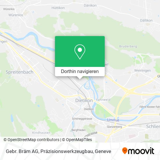 Gebr. Bräm AG, Präzisionswerkzeugbau Karte