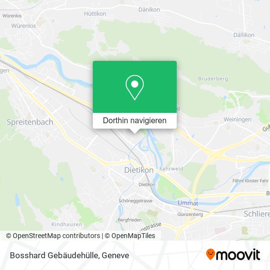 Bosshard Gebäudehülle Karte