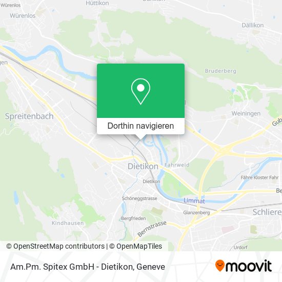 Am.Pm. Spitex GmbH - Dietikon Karte