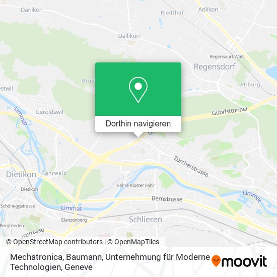 Mechatronica, Baumann, Unternehmung für Moderne Technologien Karte