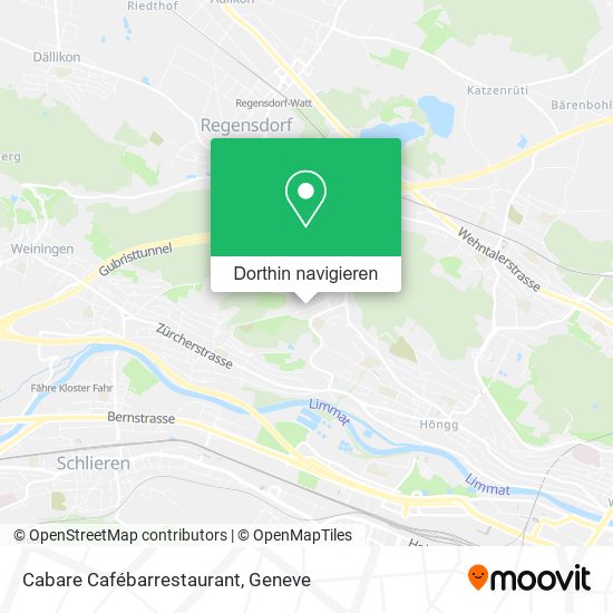 Cabare Cafébarrestaurant Karte