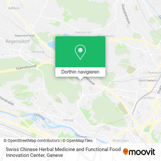 Swiss Chinese Herbal Medicine and Functional Food Innovation Center Karte