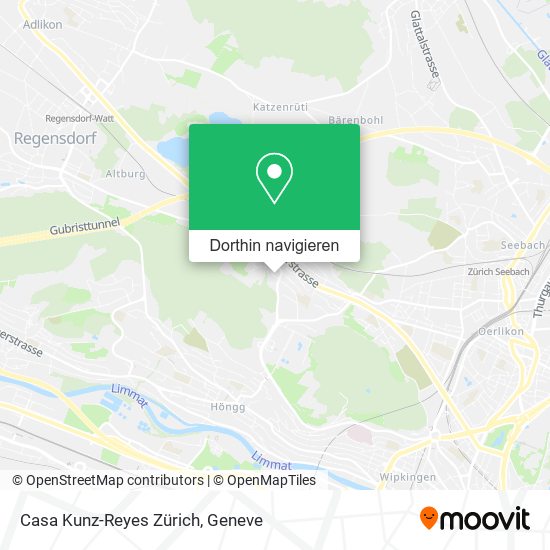 Casa Kunz-Reyes Zürich Karte