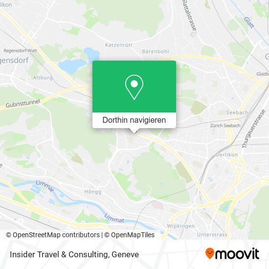 Insider Travel & Consulting Karte