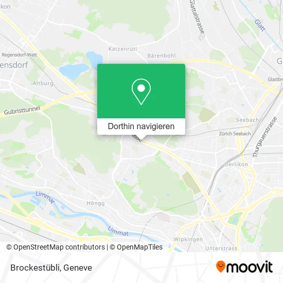 Brockestübli Karte