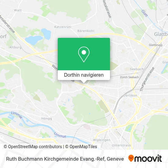Ruth Buchmann Kirchgemeinde Evang.-Ref Karte
