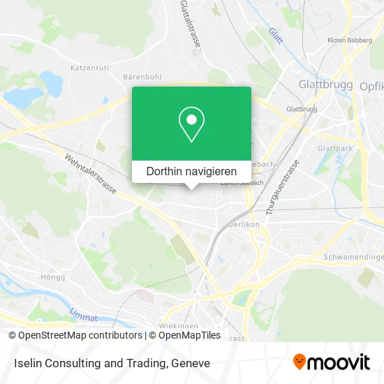 Iselin Consulting and Trading Karte