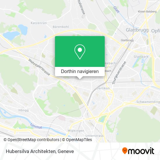 Hubersilva Architekten Karte
