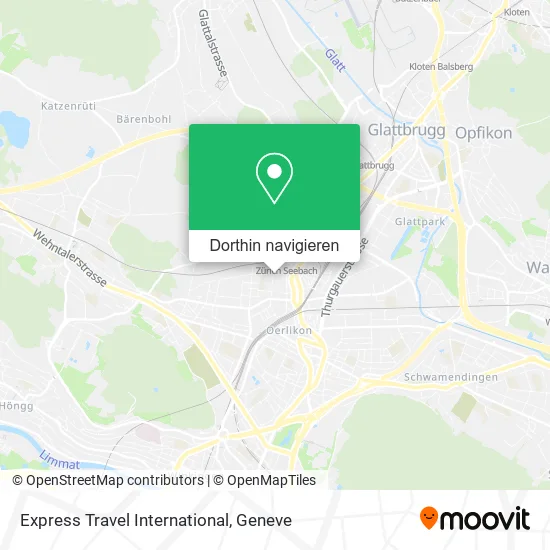 Express Travel International Karte