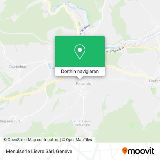 Menuiserie Lièvre Sàrl Karte