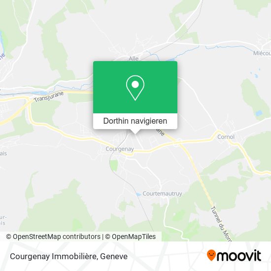 Courgenay Immobilière Karte
