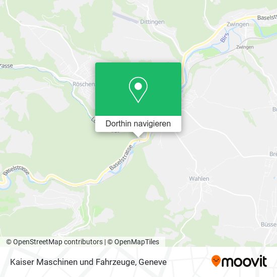 Kaiser Maschinen und Fahrzeuge Karte