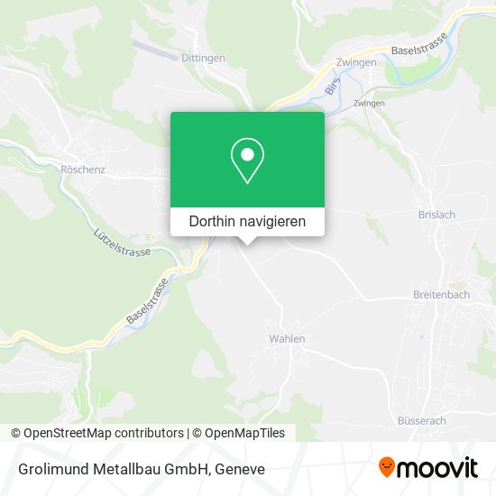 Grolimund Metallbau GmbH Karte
