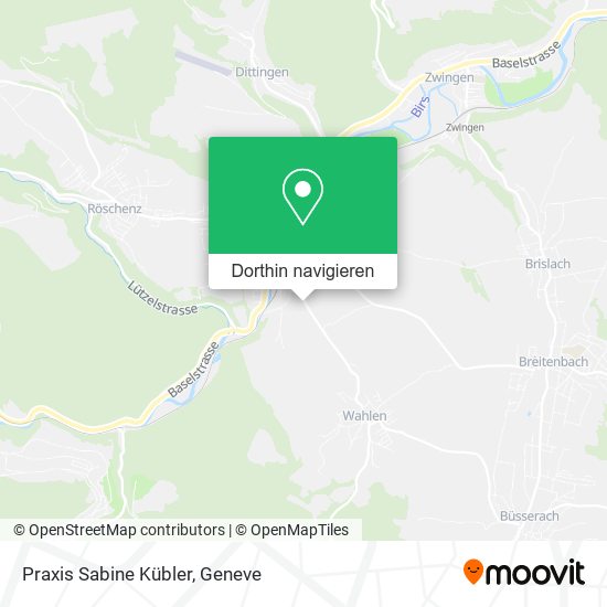 Praxis Sabine Kübler Karte