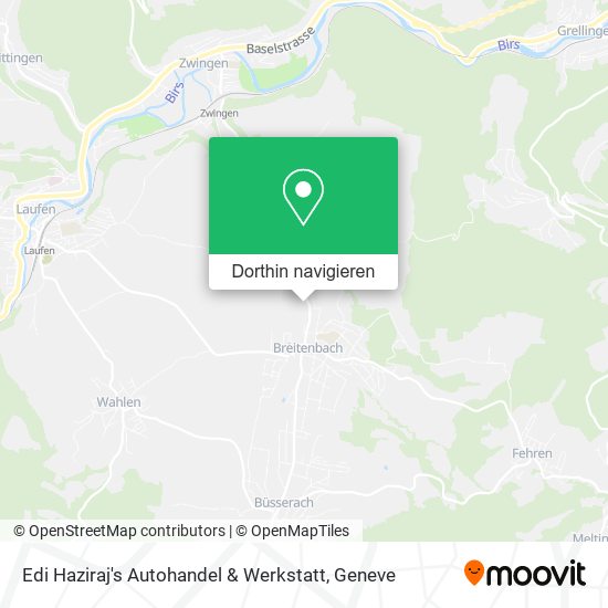 Edi Haziraj's Autohandel & Werkstatt Karte