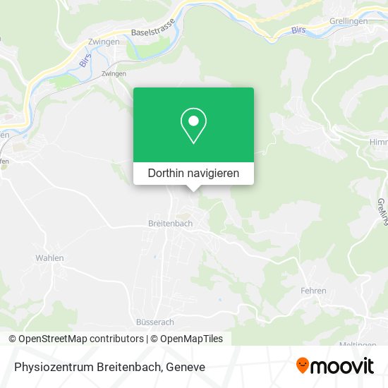 Physiozentrum Breitenbach Karte