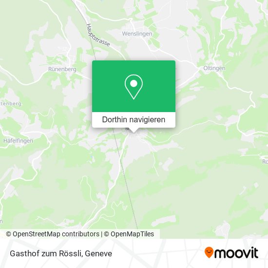 Gasthof zum Rössli Karte