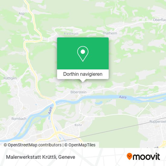 Malerwerkstatt Krüttli Karte