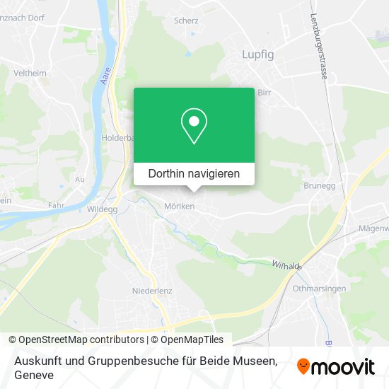 Auskunft und Gruppenbesuche für Beide Museen Karte