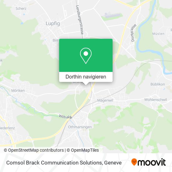 Comsol Brack Communication Solutions Karte